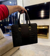 Luxury Crocodile Texture Handbag & Wallet Set