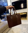 Luxury Crocodile Texture Handbag & Wallet Set