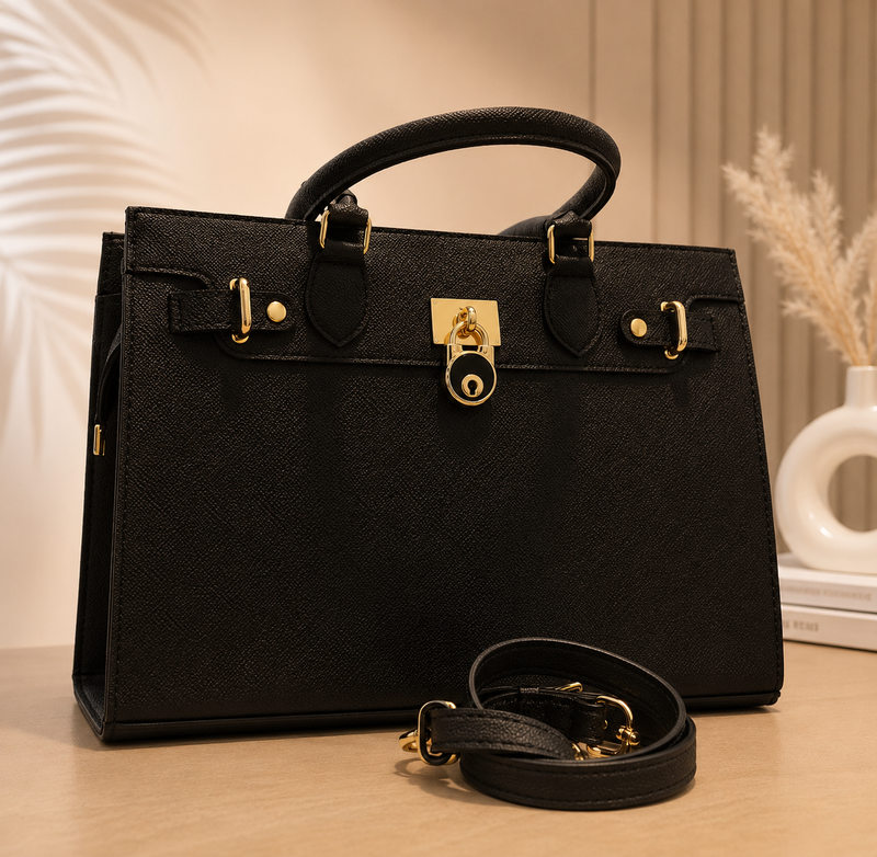 AB Lock Handbag – Elegant & Stylish Carry Solution