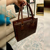 Luxury Crocodile Texture Handbag & Wallet Set