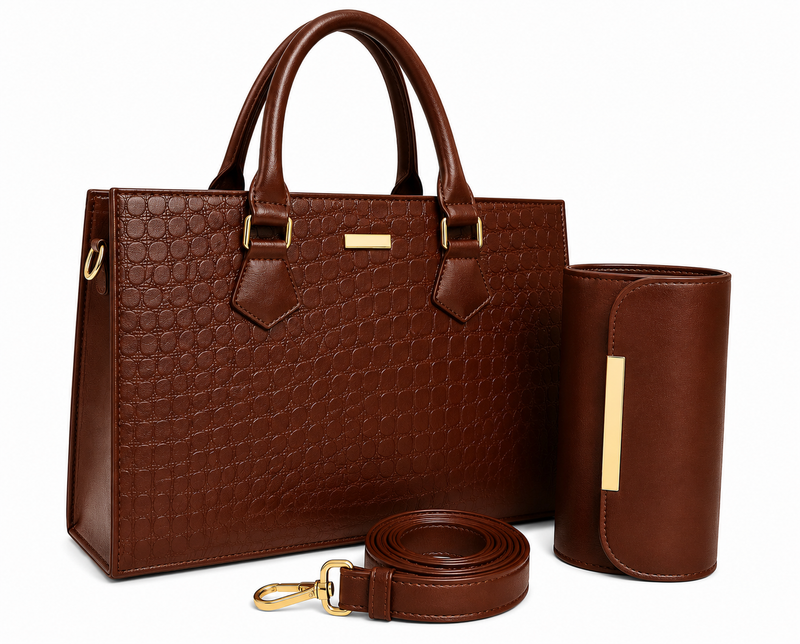Carocodail Hand Bag....Elegant Textured Design