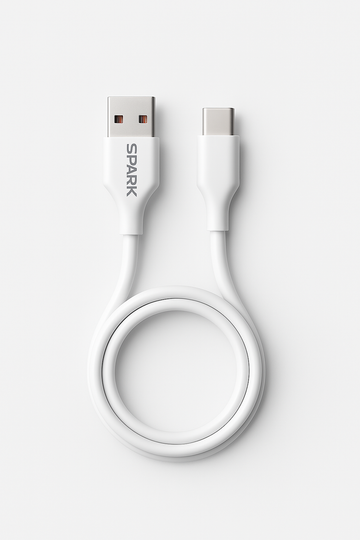 SPARK Type-C Fast Charging Data Cable – 1 Meter | USB-A to USB-C | Durable & High-Speed