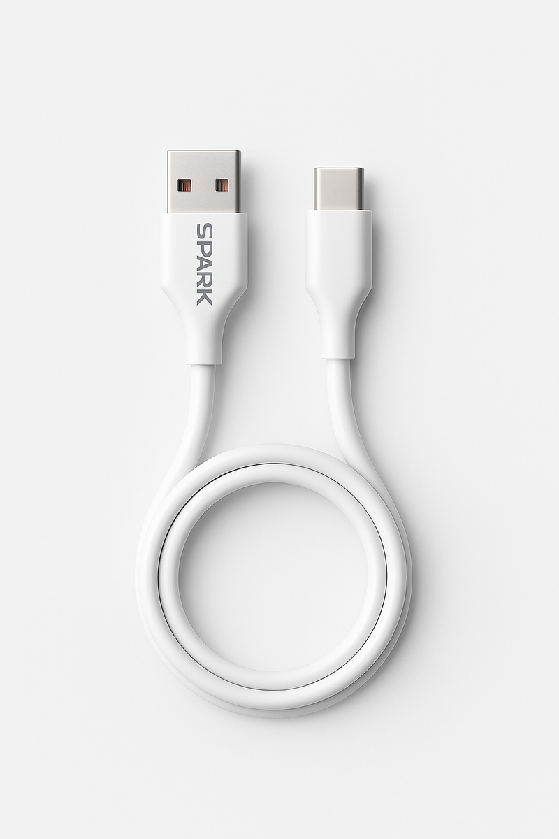 SPARK Type-C Fast Charging Data Cable – 1 Meter | USB-A to USB-C | Durable & High-Speed